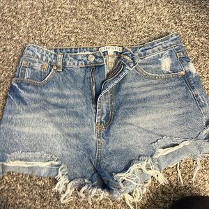 denim shorts